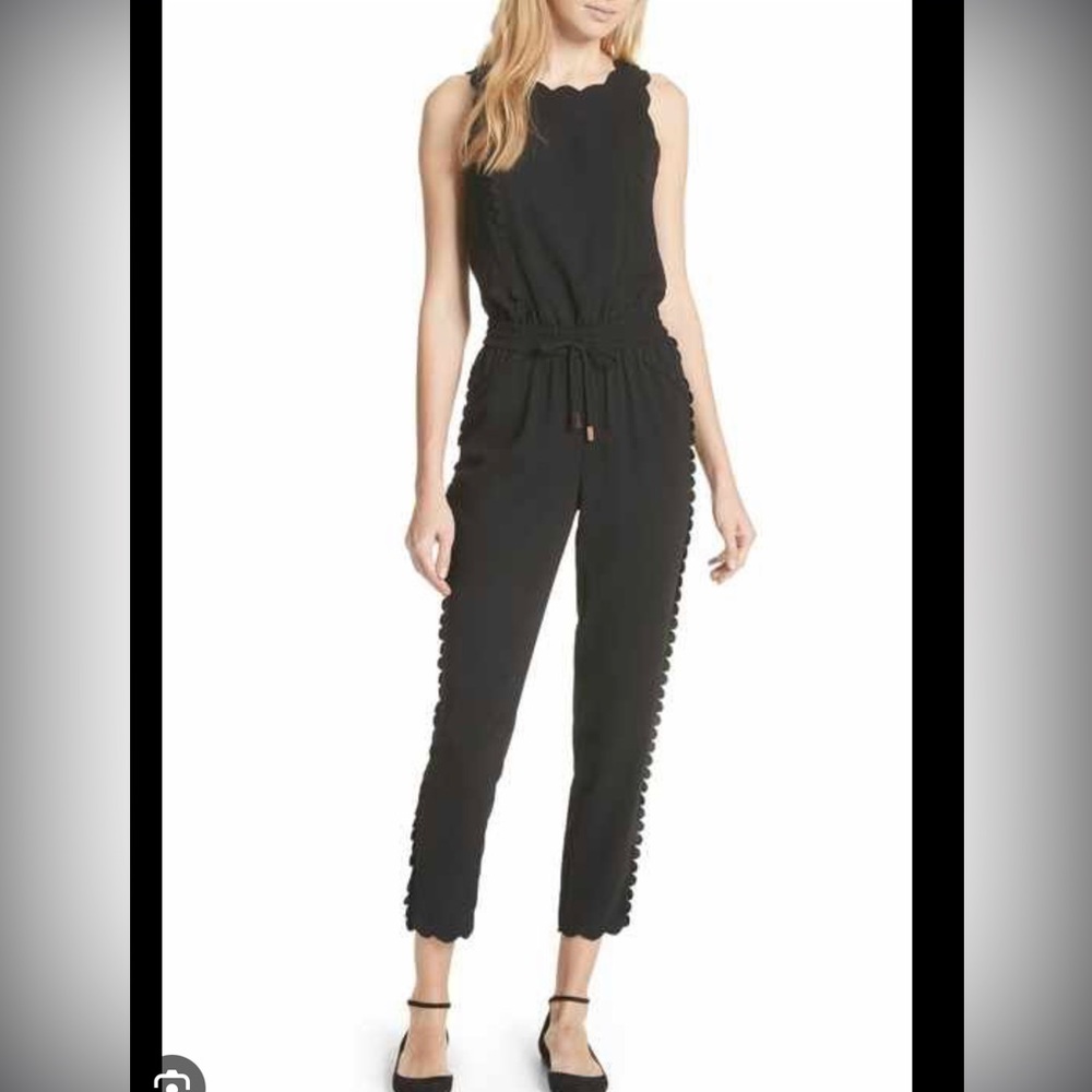 Size 1 Ted Baker London Scalloped Jump Suit- Like new!